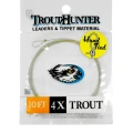 Przypon koniczny TroutHunter Nylon Leader – 10 ft z pętlą · 4X · 0,185 mm