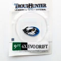 Przypon koniczny TroutHunter EVO Drift Leader – 9 ft z pętlą · 4X · 0,185 mm