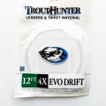 Przypon koniczny TroutHunter EVO Drift Leader – 12 ft · 4X · 0,185 mm