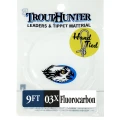 Przypon koniczny TroutHunter Fluorocarbon Leader 9 ft – 9 ft z pętlą · 03X · 0,370 mm