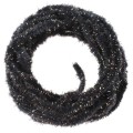 Chenille Soldarini Egg's Chenille Gold Accent 15 mm – Black