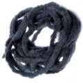 Chenille Soldarini Egg's Chenille 20 mm – Black