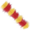 Włókna Soldarini Two Tone Pike Brush – Red/Yellow