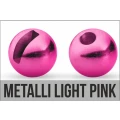 Główki wolframowe Traper Slotted – Metallic Light Pink