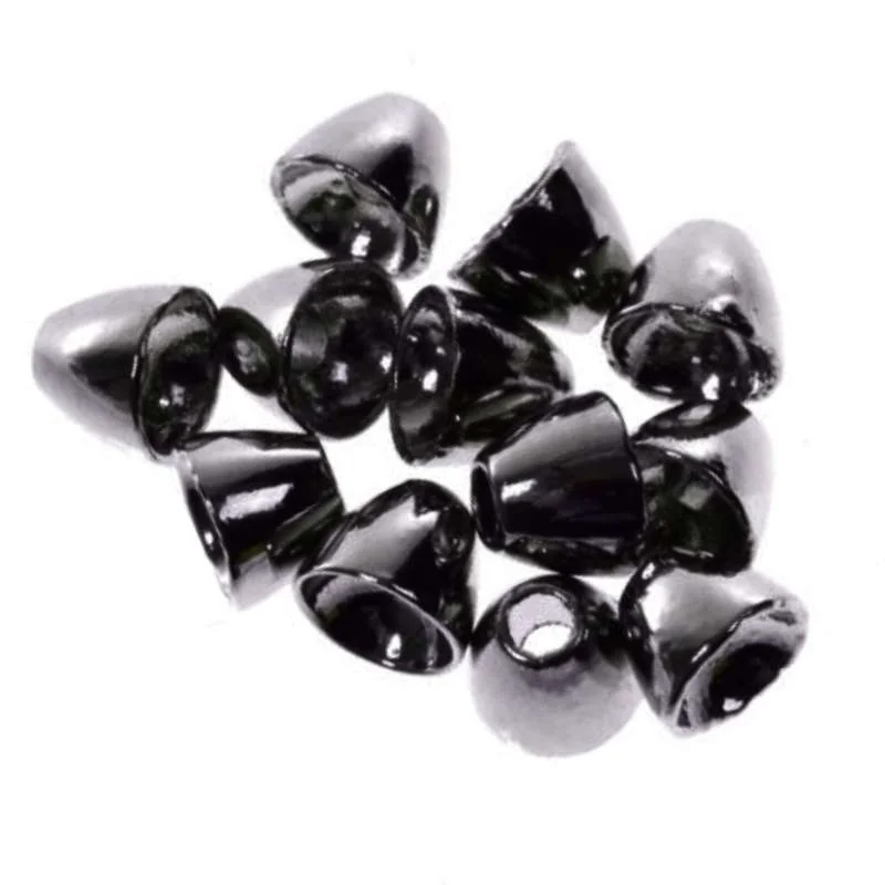 Główki stożkowe Taimen Brass Cone Heads – 4,5 mm / Black Nickel
