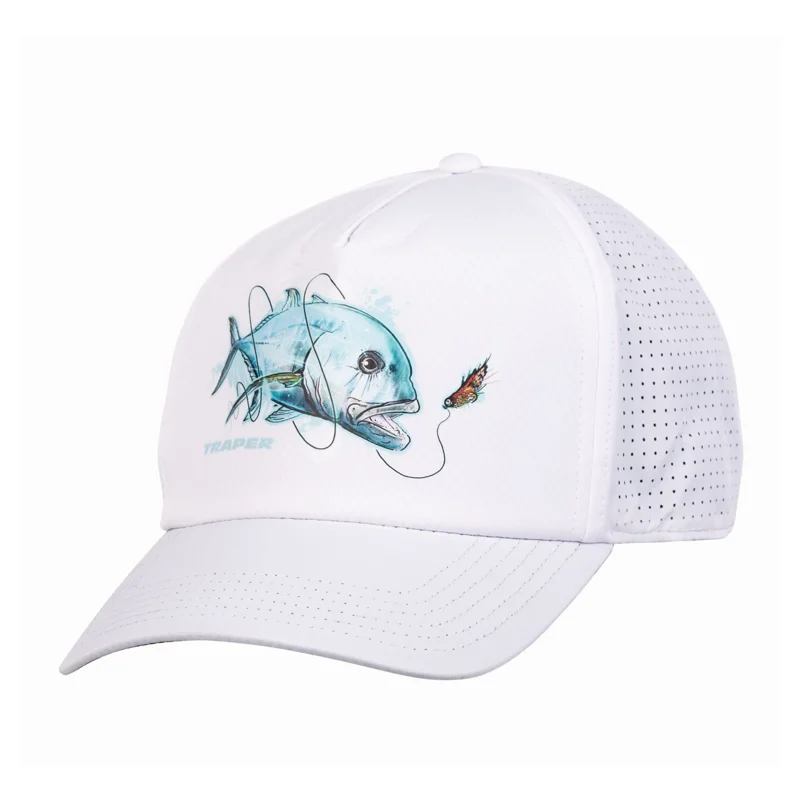 Czapka z daszkiem Traper Solar Pro GT White