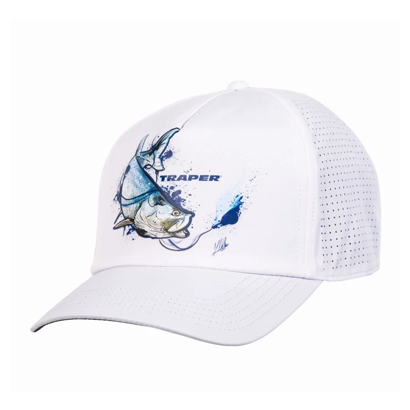 Czapka z daszkiem Traper Solar Pro Tarpon White