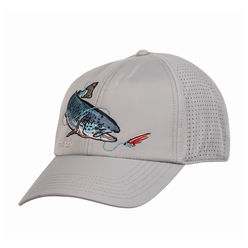 Czapka z daszkiem Traper Active Salmon Grey