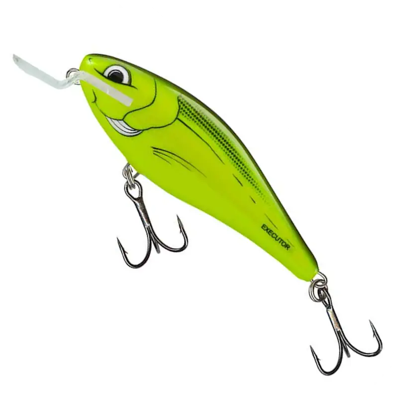 Wobler Salmo Executor SR F Chartreuse 9cm