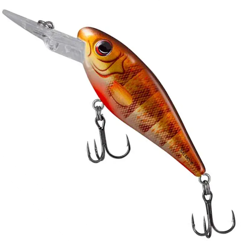 Wobler Salmo Rattlin'Executor Clear Brown Perch
