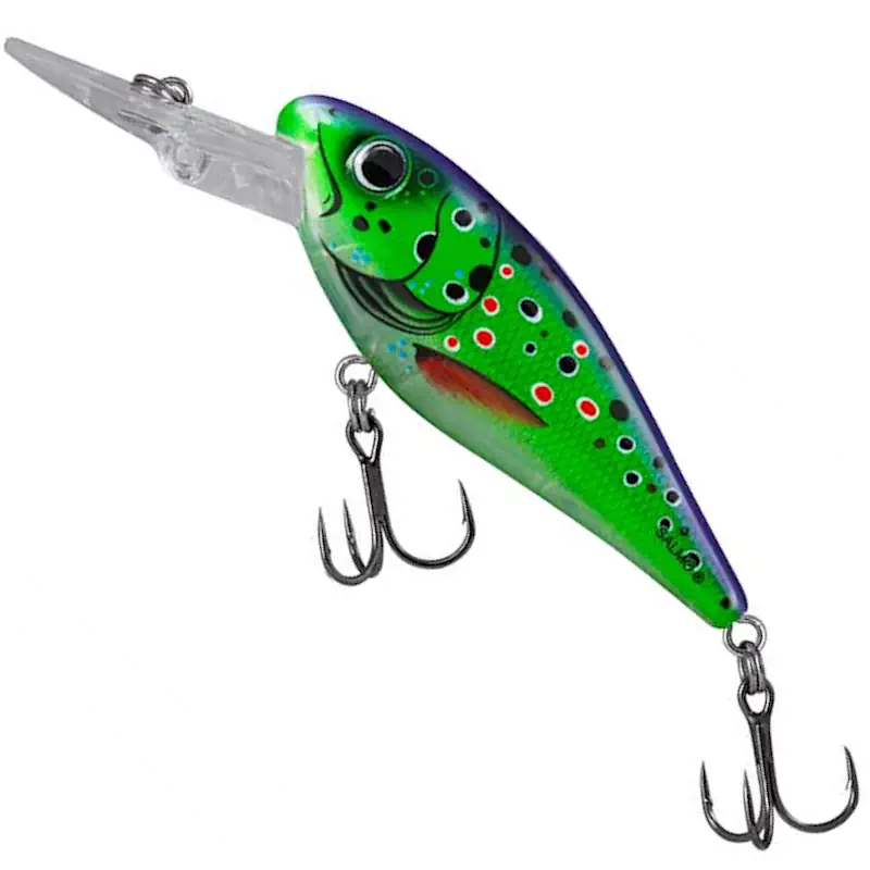 Wobler Salmo Rattlin'Executor Clear Purple Trout