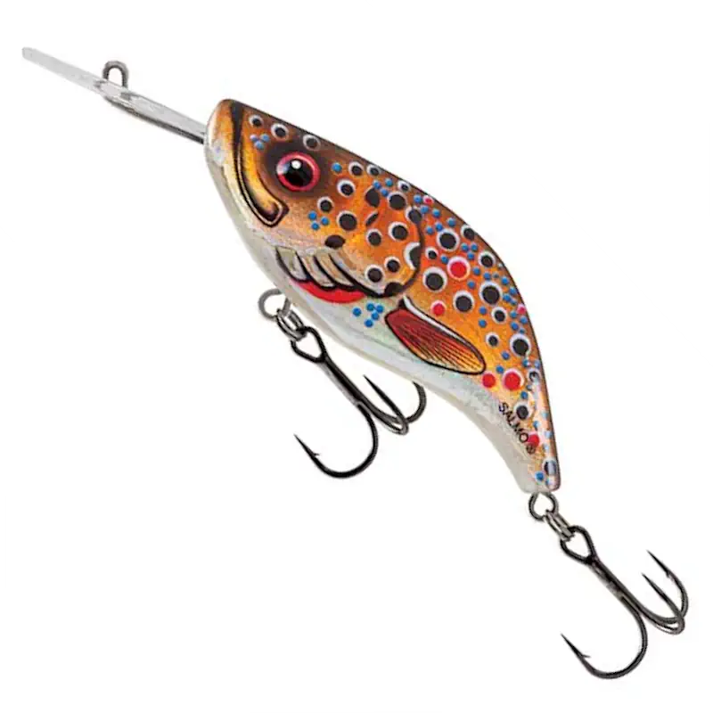 Wobler Salmo Sparky Shad F Brown Holo Trout 4cm