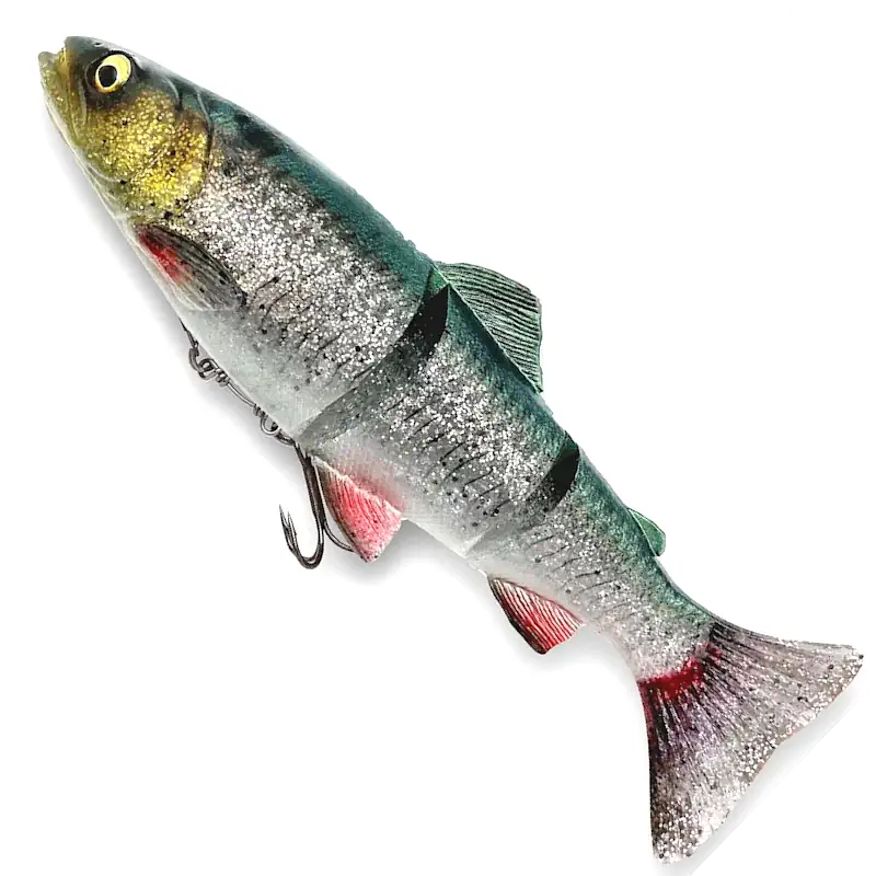 Savage Gear 4D Line Thru Trout SS GreenSilver 15cm