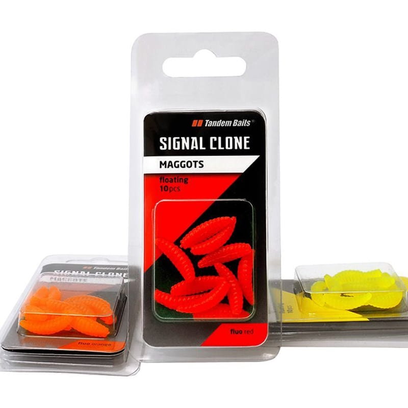 Tandem Baits Signal Clone Maggots fluo pink-45778