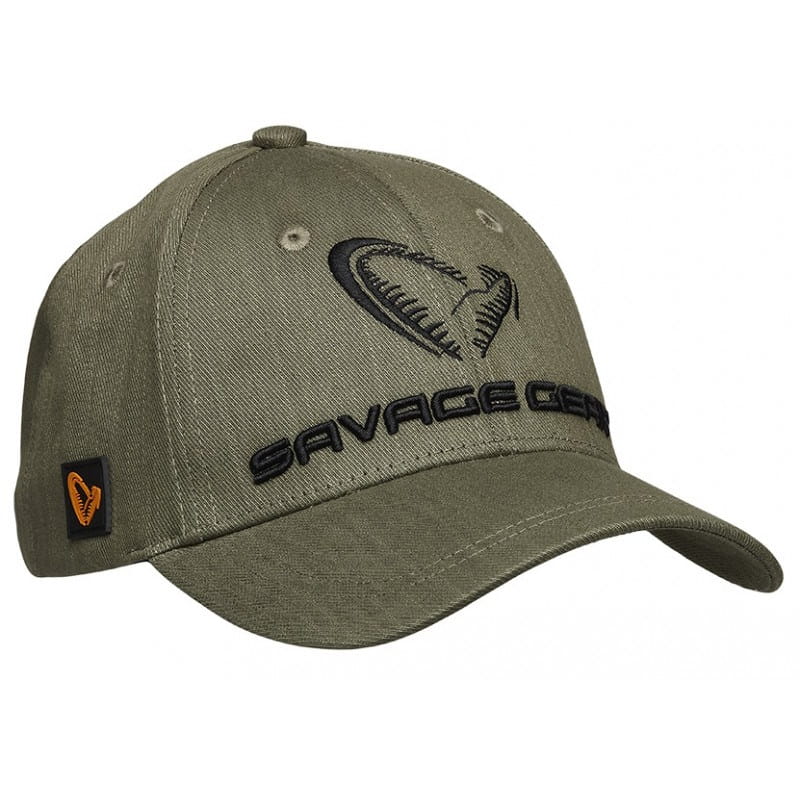 Savage Gear Czapka Catch Cap Olive Green Melange-51217