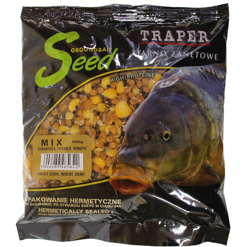 Traper Ziarna Mix kukurydza pszenica konopie 0.5kg-45928