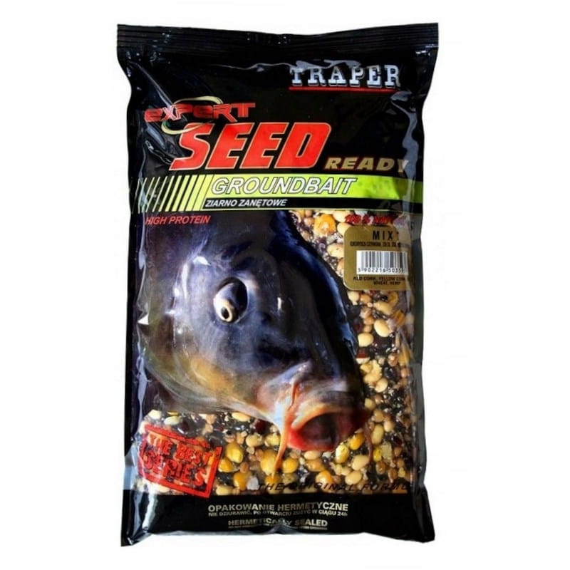 Traper Ziarna Mix5 kukurydza groch pszenica 1kg-51034