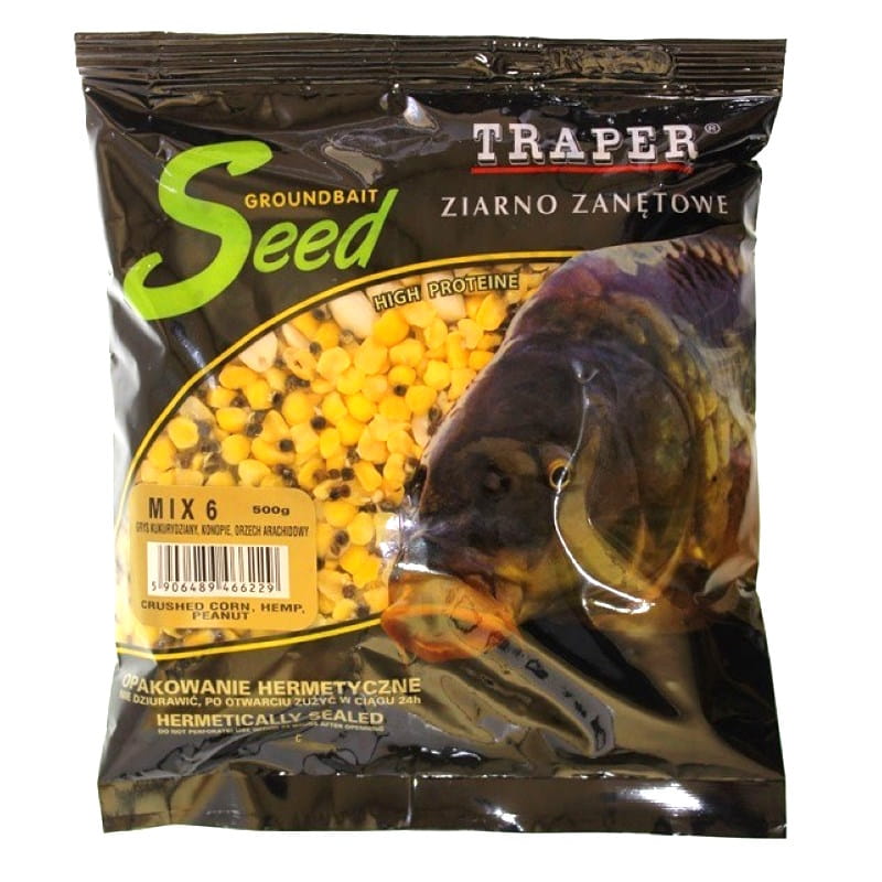 Traper Ziarna Mix7 kukur.soja pszen.konopie 0.5kg-47736