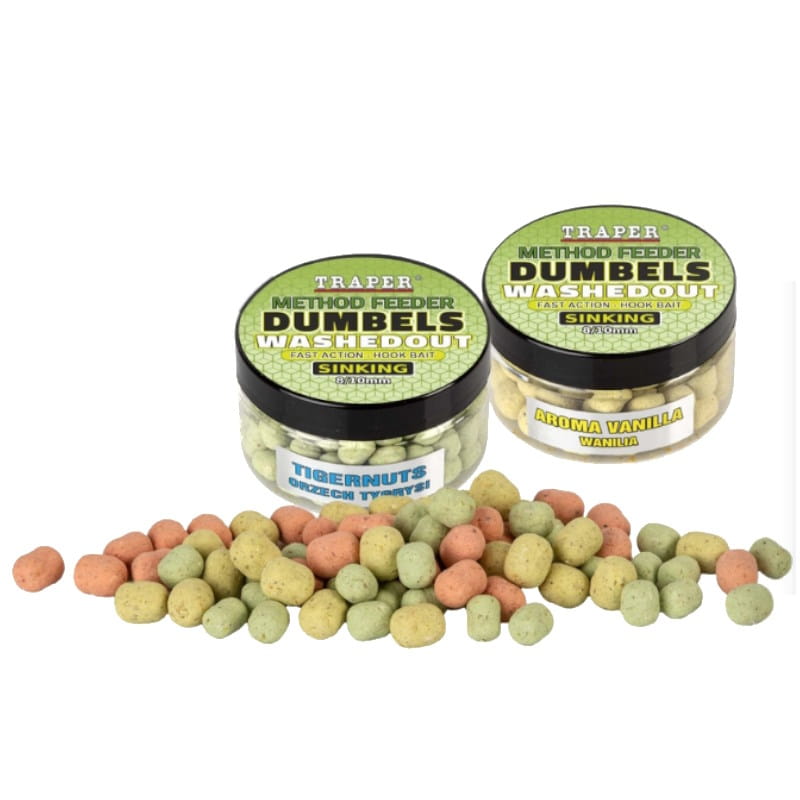 Traper MF Dumbels Washed Sinking Truskawka 8/10mm -50337