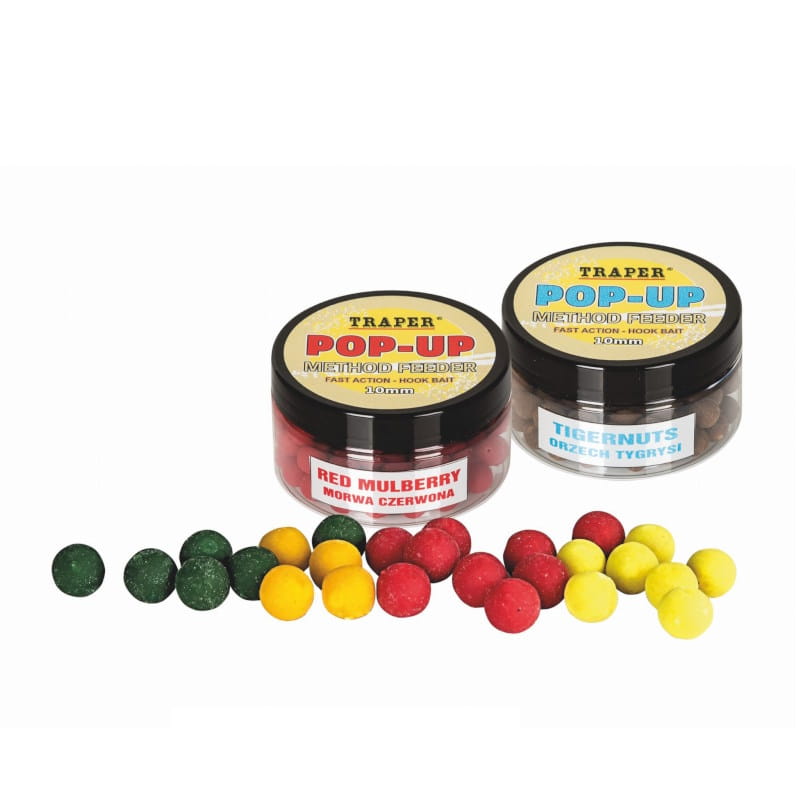 Traper Kulki Method Pop-up Czarny Halibut 10mm-46175