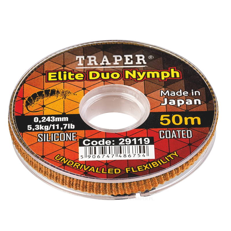 Traper Fly Żyłka Elite Duo Nymph 50m 0.148mm-23556