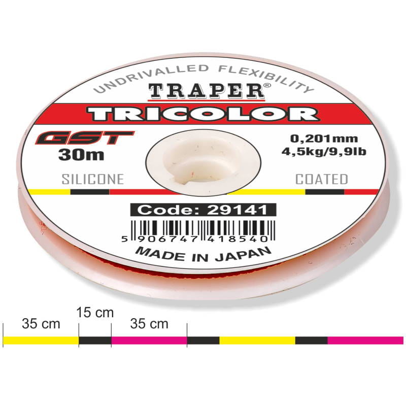 Traper Fly Żyłka GST Bicolor 30m 0.201mm-27784