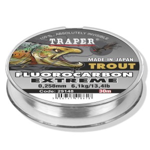 Traper Fly Fluorocarbon Extreme Trout 30m 0.23mm