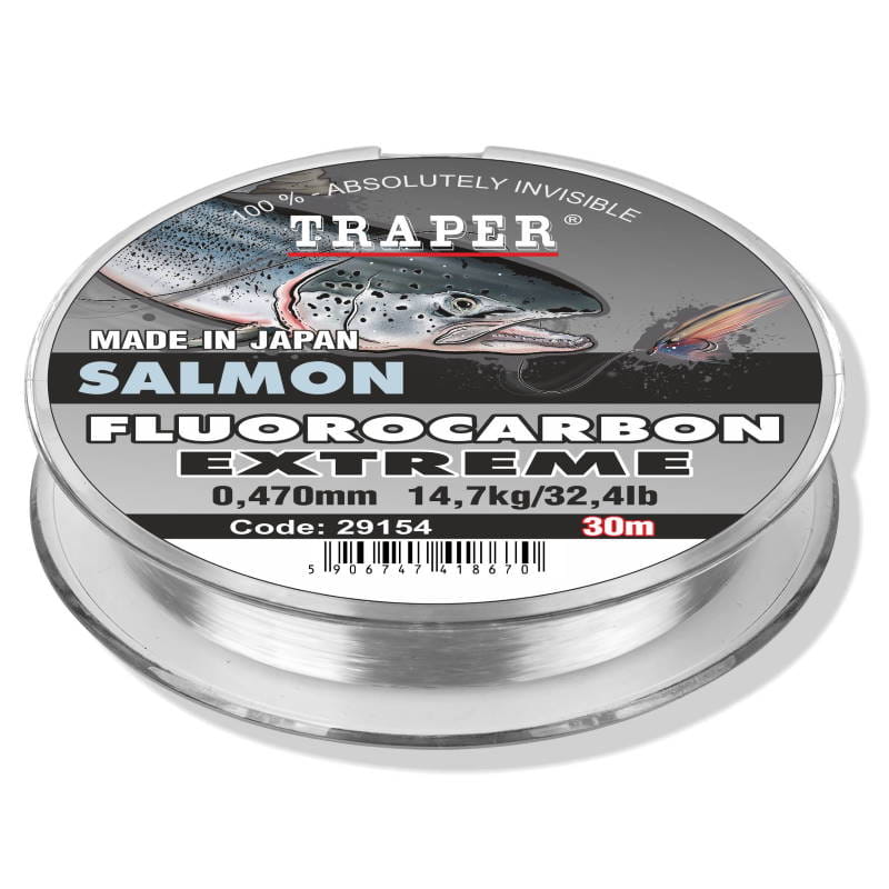 Traper Fly Fluorocarbon Extreme Salmon 30m 0.43mm-27810