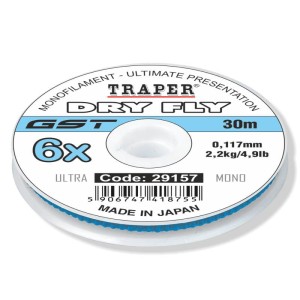 Traper Fly Żyłka GST Dry Fly 30m 7X 0.102mm