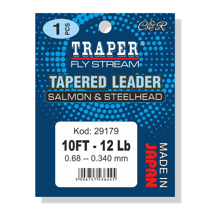 Traper Fly Przypon Salmon & Steelhead 10ft 16lb-41754