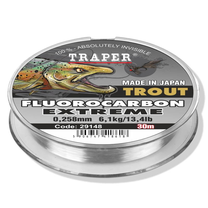 Traper Fly Fluorocarbon Extreme Trout 30m 0.21mm-41348