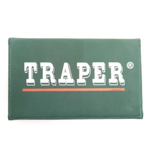 Traper portfel wędkarski zielony 15cm