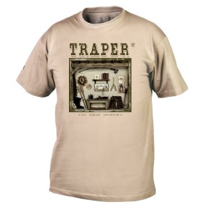 Traper Fly T-shirt Montana Sand L