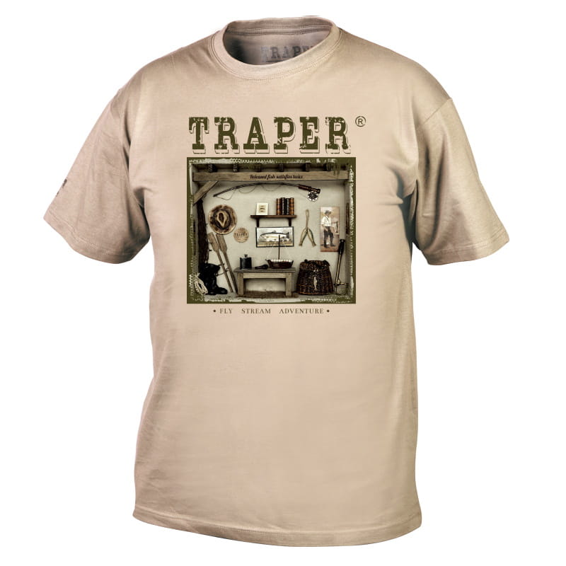 Traper Fly T-shirt Montana Sand XXL-17252