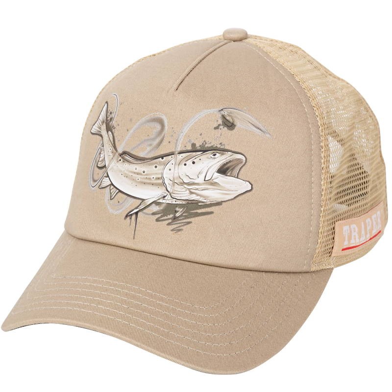 Traper Fly Czapka Art Hucho Beige-27527