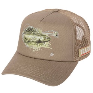 Traper Fly Czapka Art Grayling Olive
