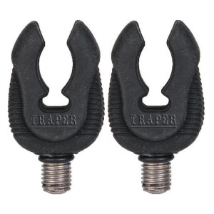 Traper Uchwyty do wędek małe czarne 2szt.