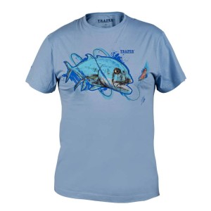 Traper Fly T-shirt Art GT Light Blue L