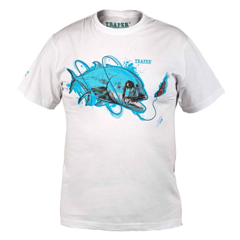 Traper Fly T-shirt Art GT White L-27421