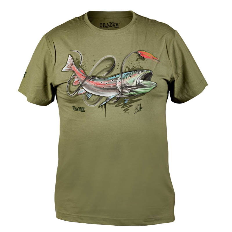 Traper Fly T-shirt Art Hucho Light Khaki XXL-27435