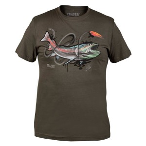 Traper Fly T-shirt Art Hucho Dark Khaki XL