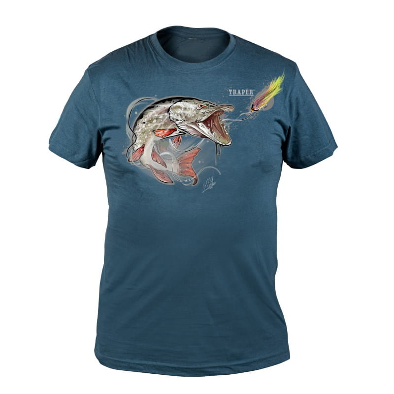 Traper Fly T-Shirt Art Pike Denim XXXL-41649