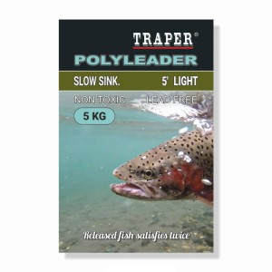 Traper Fly Polyleader 5' Light 5kg 6.5cm/s