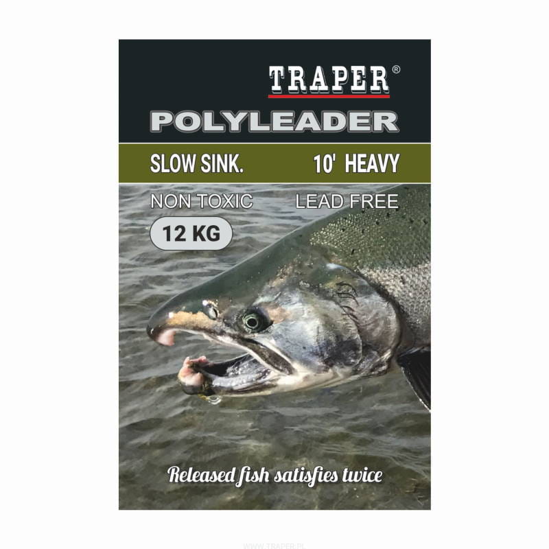 Traper Fly Polyleader 10' Heavy 12kg 15cm/s-23608