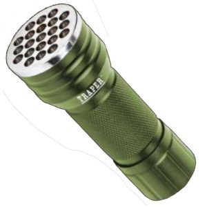Traper Fly Latarka UV Max green