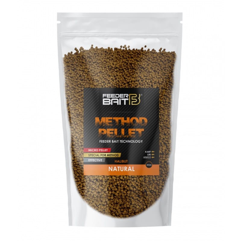 Feeder Bait Method Pellet Natural Halibut 2mm 800g-45560