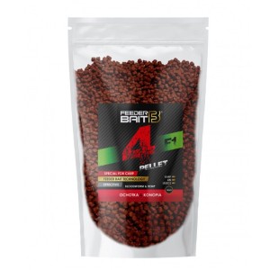 Feeder Bait Pellet F1 Ochotka/Konopia 4mm 800g