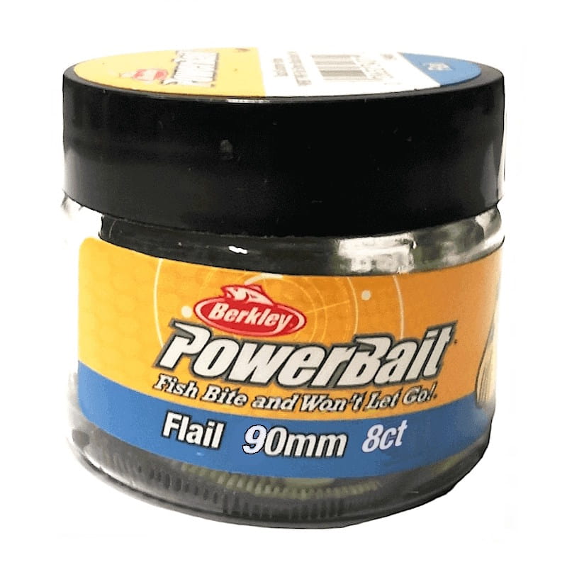 Berkley PowerBait Flail Black/Yellow Czosnek 9cm-56999