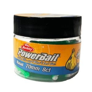 Berkley PowerBait Naiad Green/White Czosnek 7cm