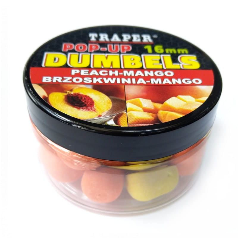 Traper Dumbels Pop-up Brzoskwinia Mango 16mm-58874